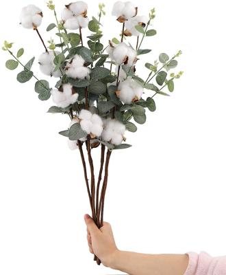 China Wedding 6 Pcs Cotton Stems 23.5