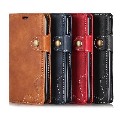 China Wholesale Wallet Feature For Cowhide Grain Flip Leather Full Cover With S-shaped Buckle Case For Samsung S10 S20 S21 S22 A Series for sale