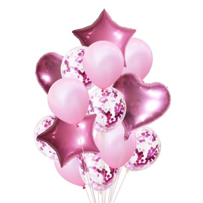 China Hot Festival Decoration Amazon Wedding Rose Gold Balloon Package for sale