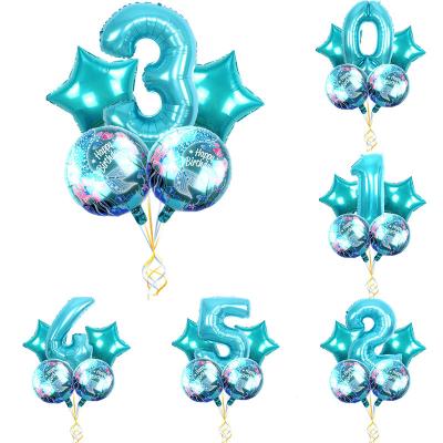 China Hot Sale Decoration Balloon 2020 New Foil Balloons Hanging Happy Birthday Balloons Party Decorations Helium Balloon for sale