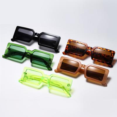 China 2021 Rectangular Sunglasses Kenbo Eyewear Vintage Small Square Sunglasses Retro Fashion Sun Glasses for sale