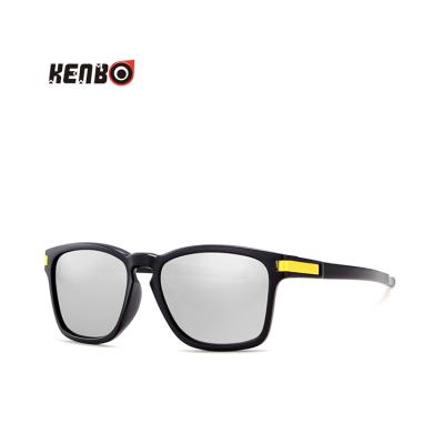 China Sports Sunglasses Kenbo Eyewear 2021 Sports Sunglasses Polarized Square Sunglasses Fashionable Colorful Frame Women Men Cycling Sunglasses for sale