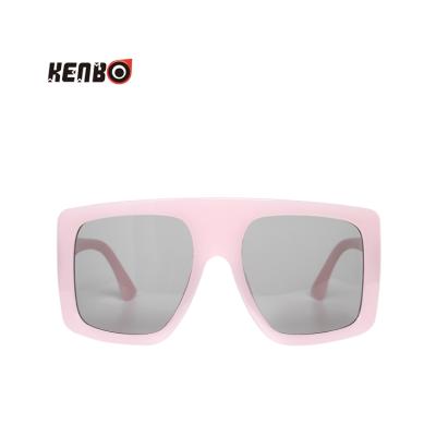 China 2020 Kenbo Eyewear New Arrival High Quality Promotional Oversized Frame Women Plastic Sunglasses Fashion Sun Glasses for sale