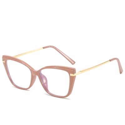 China 2021 Cat Eye Anti Blue Light Blue Light Women's Eyewear Kenbo Glasses Oversized Colored Optical Frame Tr90 for sale