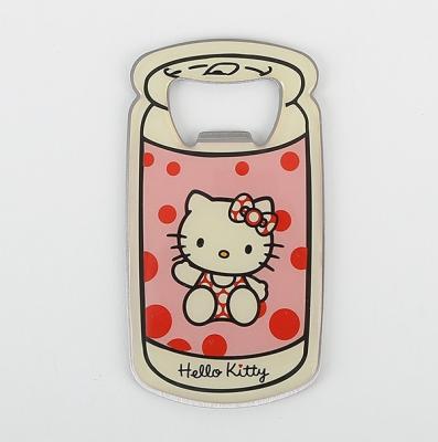 China Unique Cute Cartoon Logo Mini Personalize Bottle Opener Custom Europe Quality Fine Metal for sale