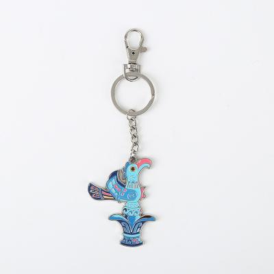 China Souvenir Gift Decoration Factory Sales Premium Metal Material Animal Shaped Cute Custom Key Chain for sale