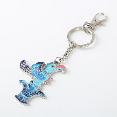 China Metal Guaranteed Quality Factory Direct Sales Unique Luxury Custom Zinc Alloy Key Chain for sale