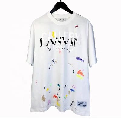 China QUICK DRY European American fashion style couples shirt 100 cotton t-shirt popular department men's gallery men's t-shirt basing shirt for sale