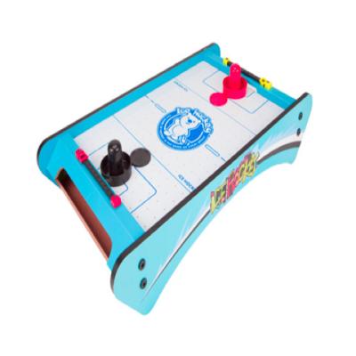 China Mini sports home hot sales ice hockey game table music,light,wooden table top air hockey table fan toys for sale