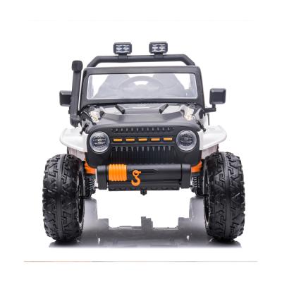 China Ride on the four-wheeled white version of the Toy Children's electric car remote control for children's electric vehicle for sale