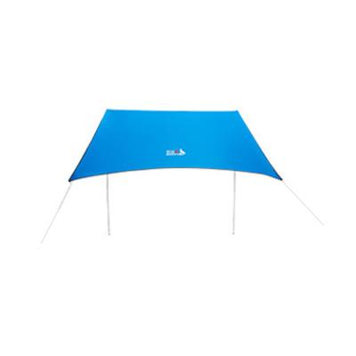 China Waterproof Outdoor Camping 3*3 Sun Shelter With Sunscreen, Rainproof Beach, Silver Curtain for sale