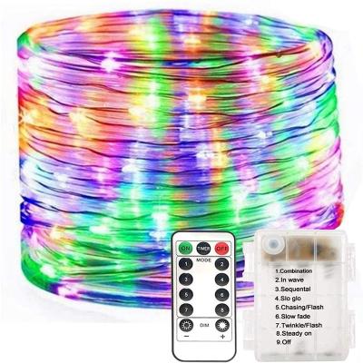 China 22m Remote Control 200 LED Indoor Outdoor Plastic String Fairy Lights String Lights For Fence Christmas Wedding Party Decoration for sale