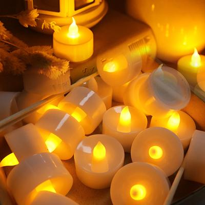 China Realistic Vivid Artificial LED Candle Flame Battery Operated Smokeless Candle For Christmas Party Wedding Marriage Proposal Decoration for sale