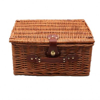 China Sustainable Carehome Weaving Picnic Basket Wicker Basket for sale