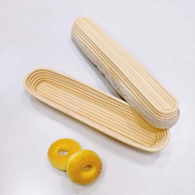 China Durable Washable Popular Handmade Rattan Banneton Bread Proofing Support Basket for sale