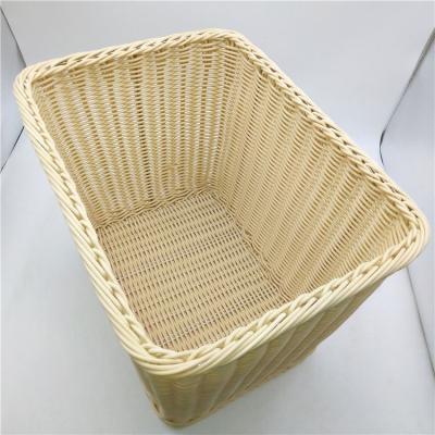 China Stored Durable PP Rattan Fabrics Durable Certificated Dirty Laundry Baskets For Storage for sale