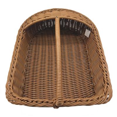 China Sustainable Sustainable Customized Shoe Rattan Shoe Storage Basket For Home And Hotel for sale