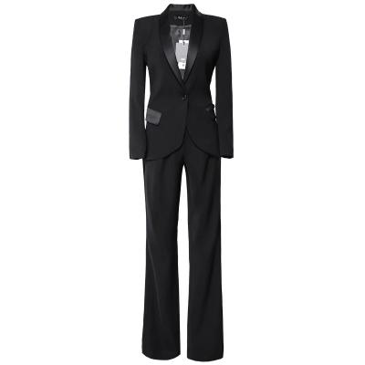 China Ladies Tuxedo Pant Suit Anti-Shrink Design For Women Work Made Fahion Design Women Border Lady Formal Suit Suit for sale