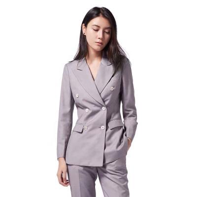 China High Quality Anti-Shrink Tuxedo Ladies Pant Suit Women Office Dress Pant Suit for sale