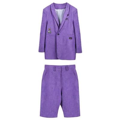 China New Italy business anti-shrink design purple blazer skirt pants suits suit ladies fashion culotte suit for sale