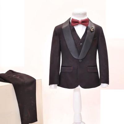 China 2020 casual announced boys tuxedo pant blazer casual formal suits custom made wedding kids suits for sale