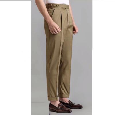 China 2021 European-style custom-made men's MTM pants loose pants trousers anti-static men's pants for sale