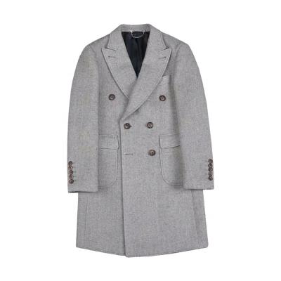 China Latest Custom Made Mens Overcoat Mens Coat Anti-Shrink Design Good Quality Cashmere Handmade Coat for sale