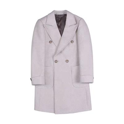 China OEM New Custom Made Men's Anti-Shrink Fashion Men's Trenchy Woolen Coat Winter Wind Coat Men's Overcoat for sale