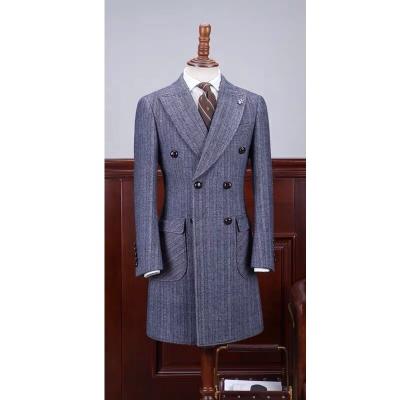 China MTM Mens Wool Ditch Coat Winter Mens Handmade Woolen Coat Men's Custom Made Anti-Shrink Cashmere Long Trench Coats for sale