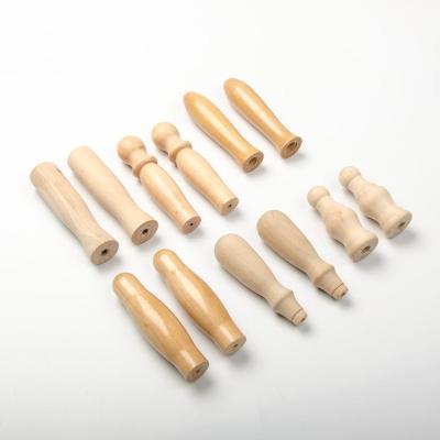 China Factory Outlet Tool Eco-friendly Varnished Wooden Handle For BBQ Steak Or Others Heatproof Toolbox Handle for sale