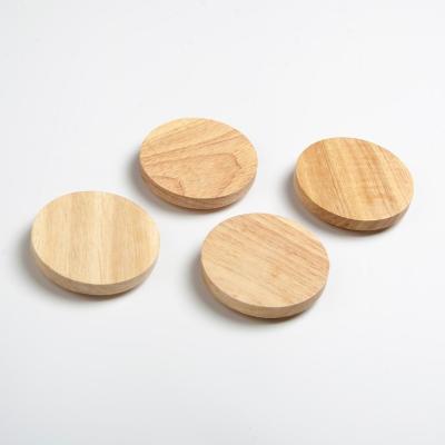 China Non Spill Wholesale Wooden Cup Lid Coffee Lid Cover Wooden Manufacturer Wooden Cup Lid for sale