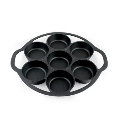 China Sustainably Cast Iron Pre-Seasoned Cake Pan for Baking Cookies - Mini Cake Pan for sale