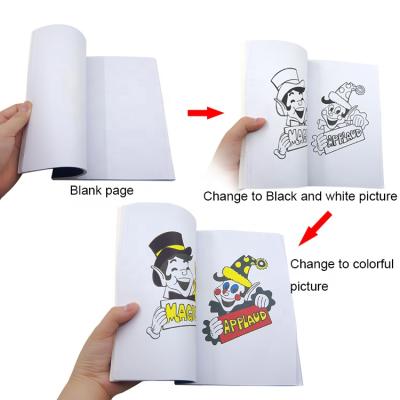 China Amazing Paper L Size Cartoon Magic Books Tricks Toy For Kids Party for sale