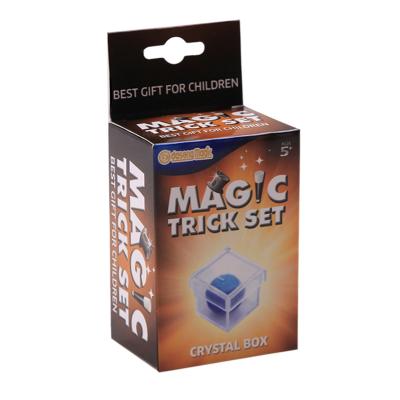 China Uncommon Promotional Magic Ball Gifts Crystal Escape Clear Box And Box And Ball Tricks Magic Trick Set Props for sale