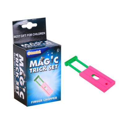 China Magic Finger Cleaver End Up Finger Cleaver Magic Trick Cut Finger Prop Magic Toys Magic Tricks for sale