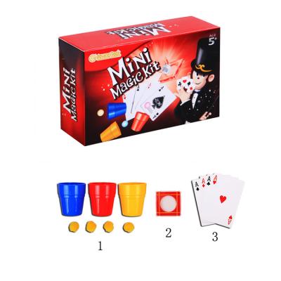 China OEM and ODM High Quality Magic Ball Set OEM and ODM Cups and Kit Play Game Three in One Mini Magic Set for Kids for sale