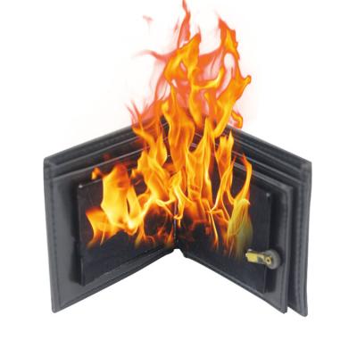 China Wholesale Funny Magic Trick Flame Wallets Novelty Wallets Novelty Fire Wallet Funny Magic Wallet For Stage Street Show Magician Props JM152 for sale