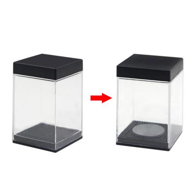 China Coin Tricks Easy End Up Phone Booth Trick Clear Magic Secret Box Easy To Learn Magic Trick Props For Beginner for sale