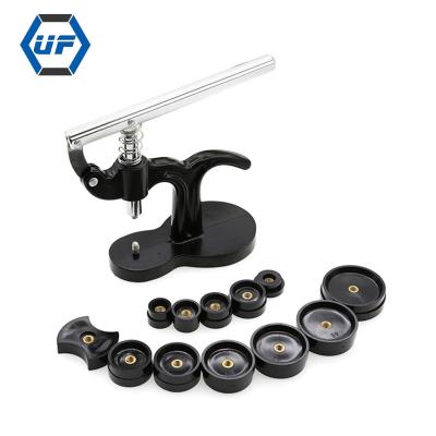 China Watch Back Watch Repair Tool Set Closer Closer Repair Tool Set Watchmaker Back Watch Tool Upper Watch Repair Tool Plastic Case Crystal Glass for sale