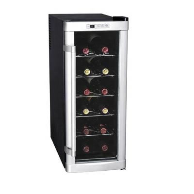 China 12 Bottle Peltier Outdoor Slim Wine Cooler CW-35AD3 for sale