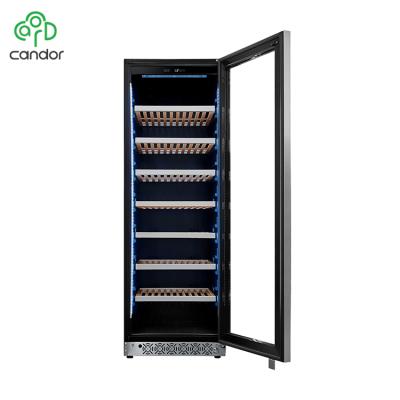 China Hotel Factory Wholesale CE,ETL Approval 166 Bottle Compressor Electronic Free Wine Cooler Cellar for sale