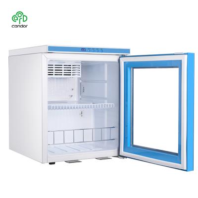 China 46L Factory Custom 4~38C 85W 46L Mini Hospital Medical Grade Refrigerator For Vaccine for sale