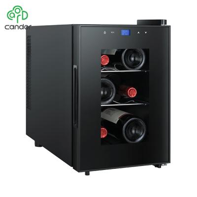 China Hotel wholesales 6 bottle heat pipe thermoelectric wine cooler, heat pipe cellar, CW-20FD for sale