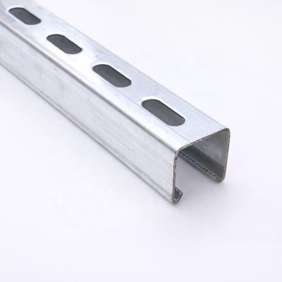 China Industrial Strut Channel Manufacturer Galvanized , Hot Dip Galvanized 3 Meter Or 6 Meter Length for sale