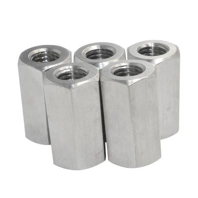 China Heavy Industry Long Nut Carbon Steel Hexagon Bolt Stainless Steel Round Coupling Nut High Quality Wholesale Price for sale