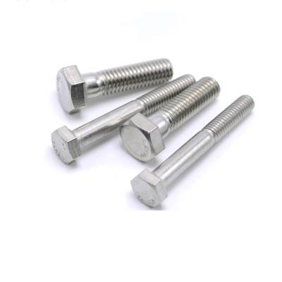 China Factory supply price high strength hex bolt DIN 931 M10 grade8.8/10.9/12.9 steel for sale