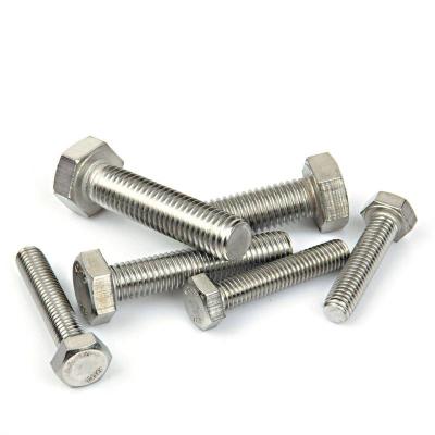 China High Quality Wholesale Price DIN933 Fastener Handan Industry Hex Bolt Galvanized Stainless Steel 4.8 8.8 10.9 12.9 for sale