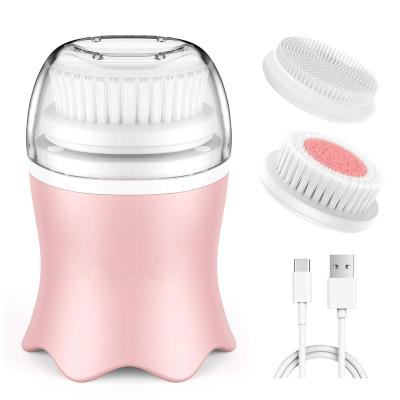 China DEEP CLEANING IPX6 Waterproof Rotating Facial Cleansing Brush Rechargeable Electric Rotating Facial Cleansing Brush for sale