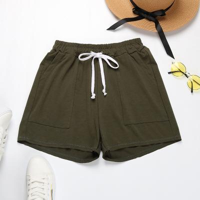 China High Quality Stylish Drawstring Elastic Waist Anti-wrinkle Comfortable Sports Pants Women's Shorts for sale