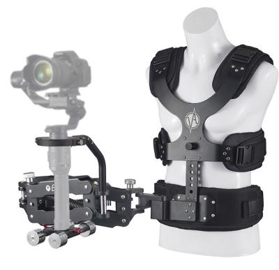 China Shock Proof Aluminum Cam Steady Stability Dslr Phone Camera Gimbal Stabilizer Aluminum Handheld Vest For Video Movie for sale